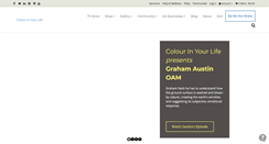 Desktop Screenshot of colourinyourlife.com.au